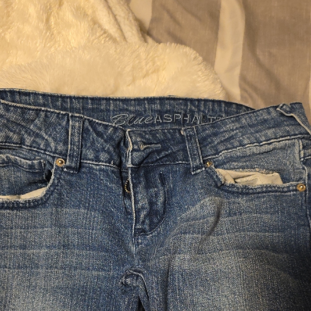 Blue Asphalt High Rise Denim Jeans